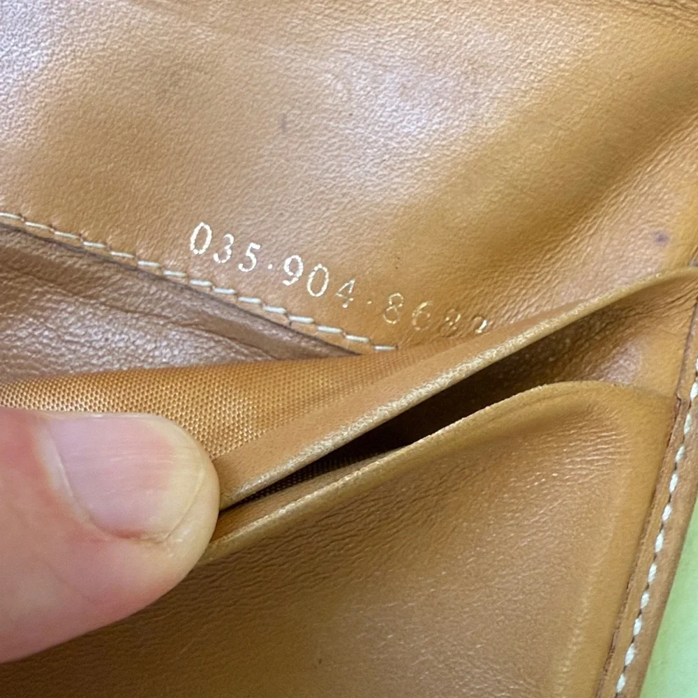 Vintage cream/orange Gucci coated canvas/leather wallet - Picture 15 of 15
